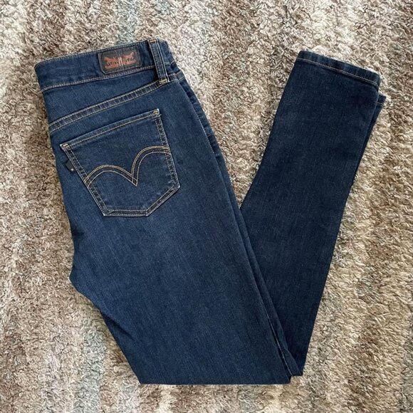 Levi’s 535 Legging Jeans Dark Blue Wash Sz 11 M - Picture 1 of 3